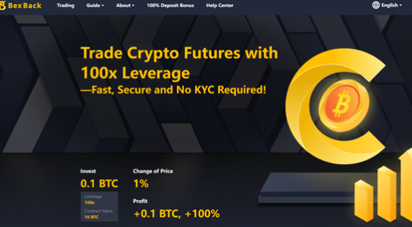 Double Deposit Bonus, Welcome Bonus And No-KYC 100x Leverage Trading Now Available on BexBack
